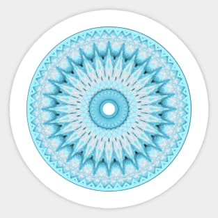 Soft Turquoise Mandala Sticker
